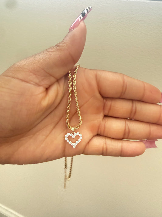 Reserved Heart Necklace